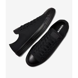 Converse Chuck Taylor All Star Monochrome Black Low Top Sneakers M5039 Men 8